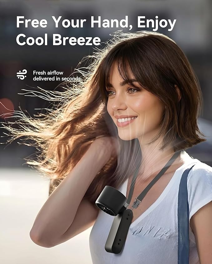 Portable Handheld Fan, Ice Cooling Turbo Fan, 20000 RPM Handheld Personal Fan, Rechargeable 20H, Stepless Speed + LED Display – Mini Pocket Fan Travel Gift for Outdoor / Office / Home Watching Game