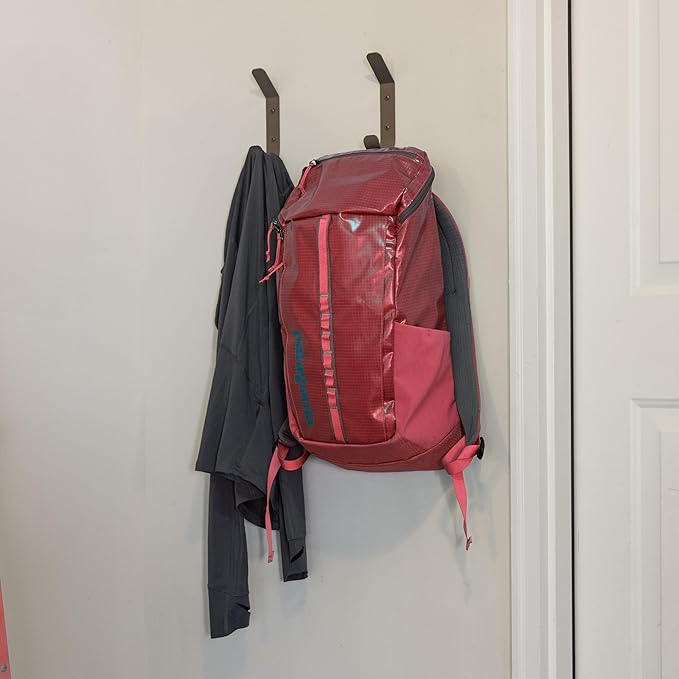 StoreYourBoard 4 Pack Wall Hooks for Hanging, Decorative & Heavy Duty Coat Wall Hooks, Mount, Set Holds 30 lbs Each, Outdoor, 6.5" x 1.2" x 2"