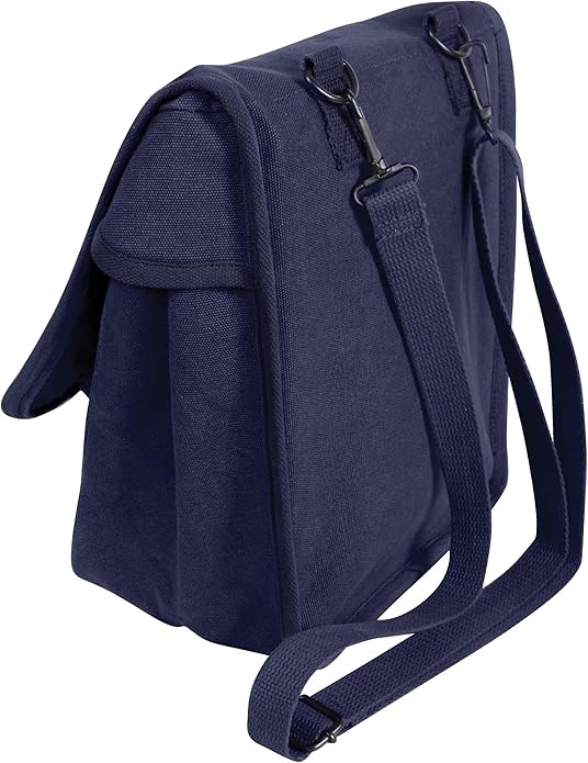 Rothco Canvas Map Case Shoulder Bag – Rugged Crossbody EDC Utility Storage