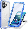 Cozycase TOP Waterproof Case for iPhone 17 - Military Heavy Duty 360 Shockproof Full Body with Screen Camera Protector Double IP68 Water Dust Drop Proof Hard Rugged Tough Bumper Front Back Slim Cover