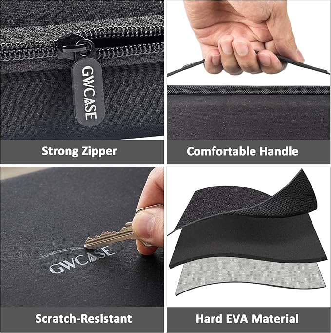 Case Compatible with Klein Tools VDV501-851 VDV500-123 VDV226-110 VDV427-300. Storage Carrying Travel Holder for Cable Tester for Scout Pro 3/ Tracer Probe/Wire Stripper and Accessories- All Black
