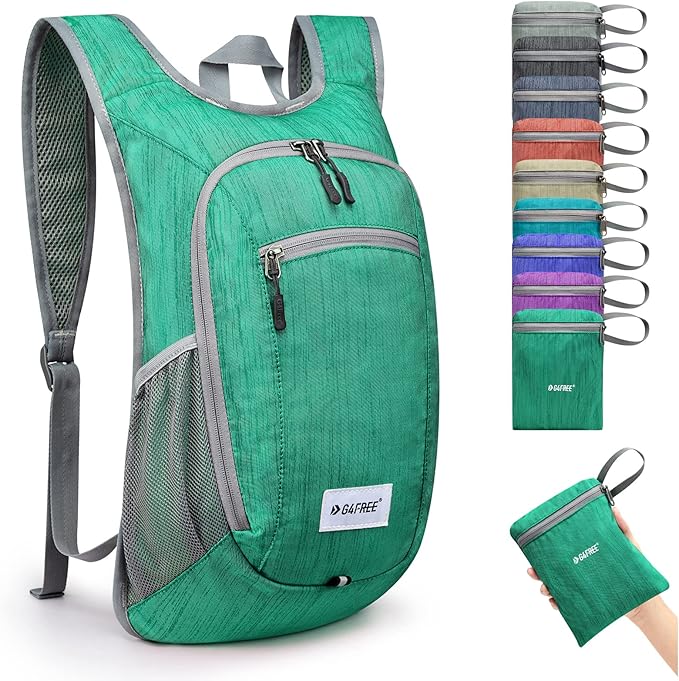G4Free 10L/15L Hiking Backpack Lightweight Packable Hiking Daypack Small Travel Outdoor Foldable Shoulder Bag