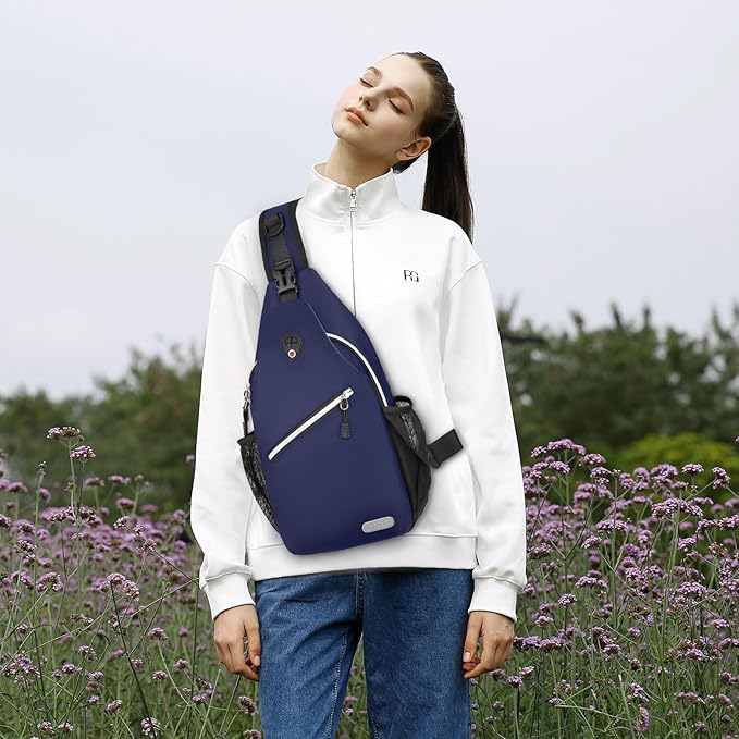 MOSISO Sling Backpack, Multipurpose Crossbody Shoulder Bag Travel Hiking Daypack