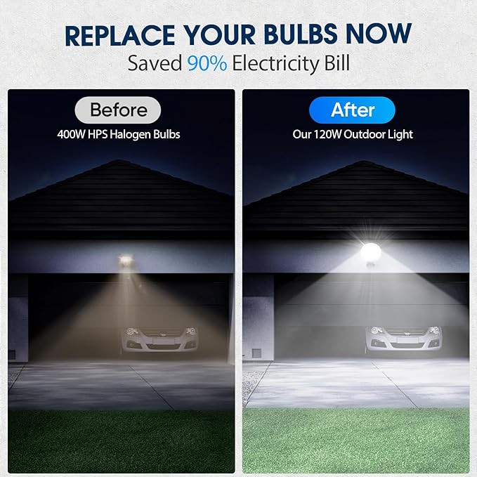 LED Barn Light 150W 21000LM Dusk to Dawn Outdoor Lighting, 6500K Daylight Yard Lights, IP66 Waterproof Street Lights for Farmhouse Garage Warehouse Outdoor Security