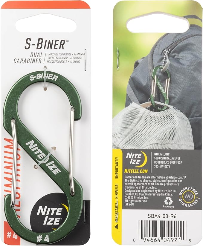 Nite IZE S-Biner Dual Carabiner Aluminum