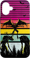 Cryptkin Cute Mothman Cryptid Map Case for iPhone 16 Plus