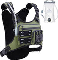 Zelvot Running Vest with 2L Water Bladder, Hydration Backpack, U.S. Original Design Patent, Lightweight Hydration Pack with Gear Holder, Reflective Chest Pack for Men Women for Marathon