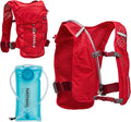 Nathan QuickStart Hydration Pack Vest with Bladder or flasks, Storage Pockets, Breathable Moisture-Wicking Fabric, Adjustable Straps for Running, Hiking, Walking, Marathons, Obstacle Races