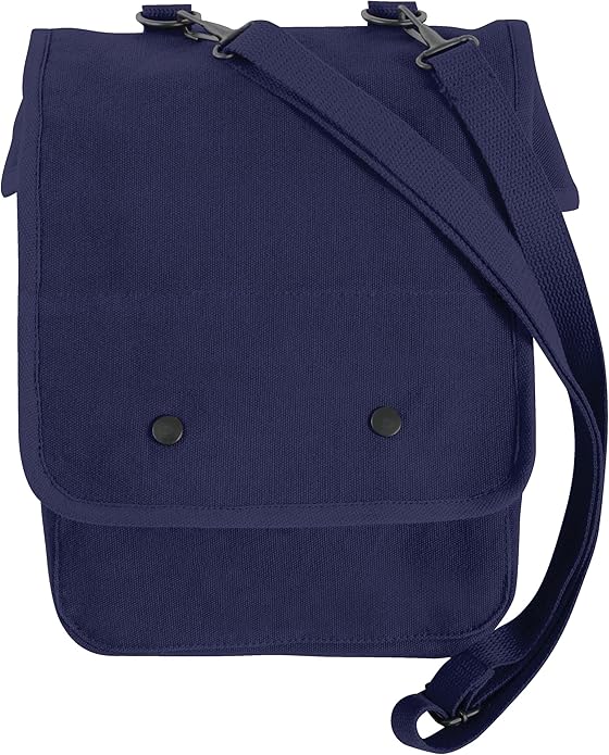 Rothco Canvas Map Case Shoulder Bag – Rugged Crossbody EDC Utility Storage