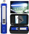 Banral Rechargeable Flashlights High Lumens - Super Bright Small Pocket Magnetic Flashlight, 8 Modes LED Tactical Flash Light, Dual Button Powerful Flashlight for Camping (1, Klein Blue)
