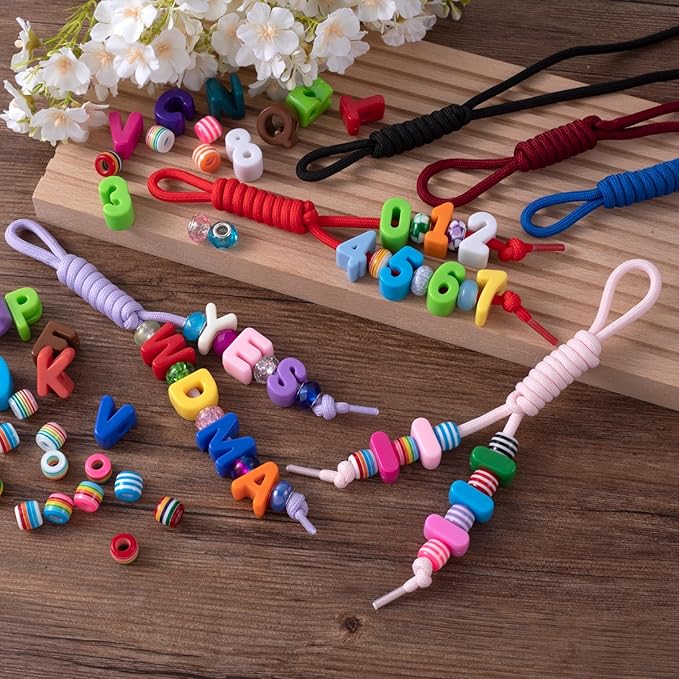 14pcs Colorful Paracord Rope Keychain, Paracord Keychain Bag Charms, Braided Rope Knot Key Chain Accessories for Handbag Purse Backpack Decoration