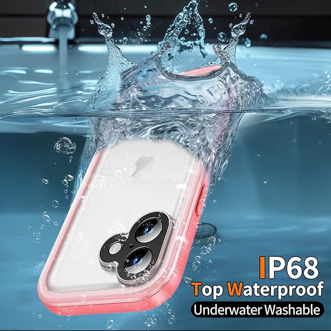 Cozycase TOP Waterproof Case for iPhone 17 - Military Heavy Duty 360 Shockproof Full Body with Screen Camera Protector Double IP68 Water Dust Drop Proof Hard Rugged Tough Bumper Front Back Slim Cover