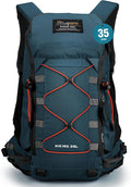 MOUNTAINTOP 35L Hiking Backpack, Lightweight Outdoor Travel Camping Daypack with Rain Cover for Men & Women（Blue）