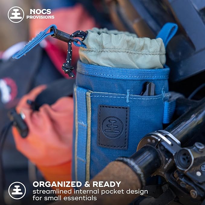 Nocs Provisions Monocular Tube Caddy, Shoulder or Pack Mount Accessory for Monoculars - Harbor Blue