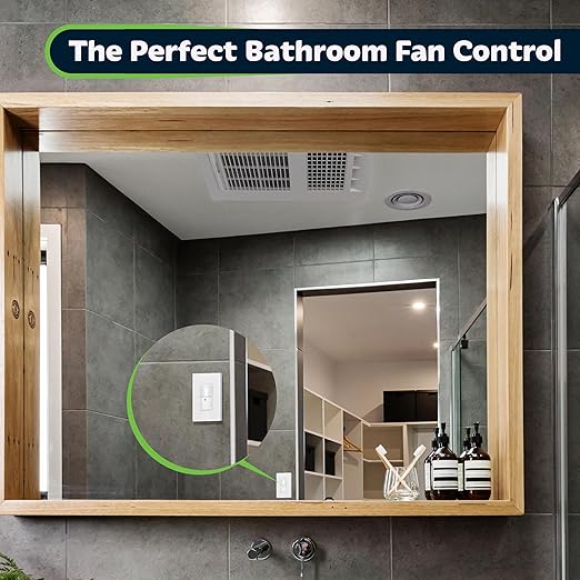 TOPGREENER PIR Motion Sensor Light Switch, Occupancy & Vacancy Motion Sensor Switch, Operable Without Ground Wire, No Neutral Wire, Single Pole, TDOS5-HL-W-2PCS, White