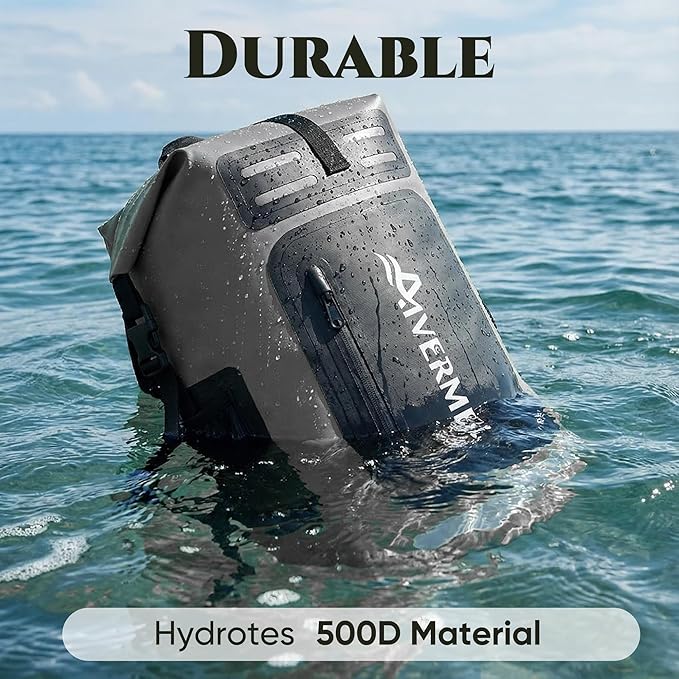 Waterproof Dry Bag with Waterproof Phone Case Grey