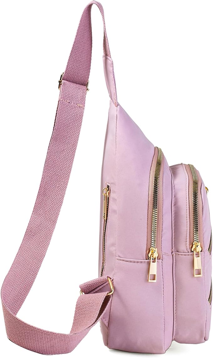 Banelu Sling Bag Crossbody Bags for Women, Small Sling Backpack Cross Body Bag Fanny Pack for Outdoors Hiking Traveling