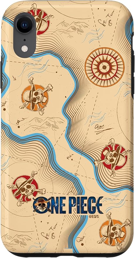 One Piece Map Officially Licensed Case for iPhone XR