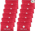 AOUTACC 12 Pack First Aid Empty Bag, Travel Empty First Aid Kit Pouch for Emergency at Home, Office, Car, Outdoors, Boat, Camping, Hiking(Bag Only)