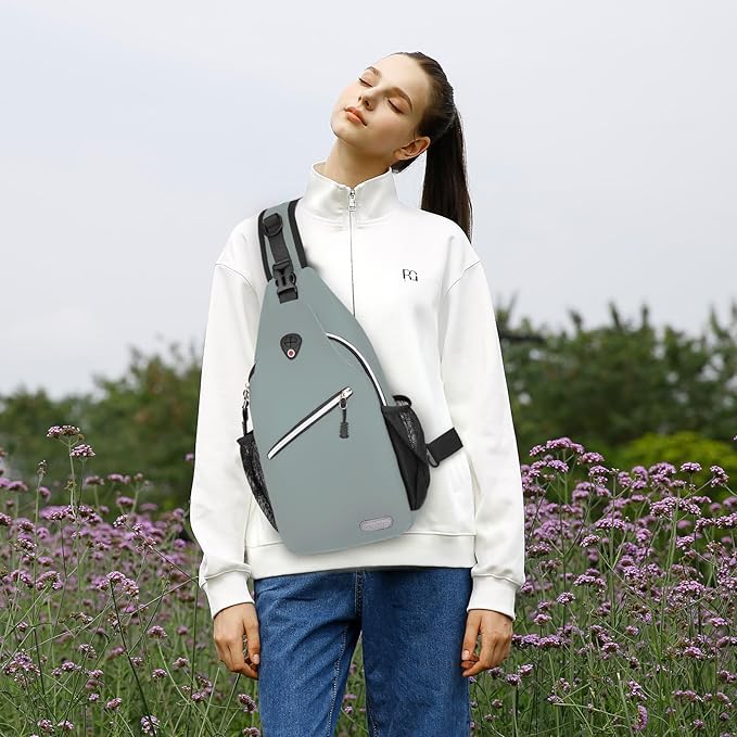 MOSISO Sling Backpack, Multipurpose Crossbody Shoulder Bag Travel Hiking Daypack