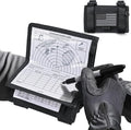 LIVANS Map Case Tactical Arm Sleeve QB Wristband Map Pouch Tactical Armband Sleeve Military Arm Wrist Pouch Document DOPE Card Holder for Shooting Rescue Field Measurement, Include Flag Patch