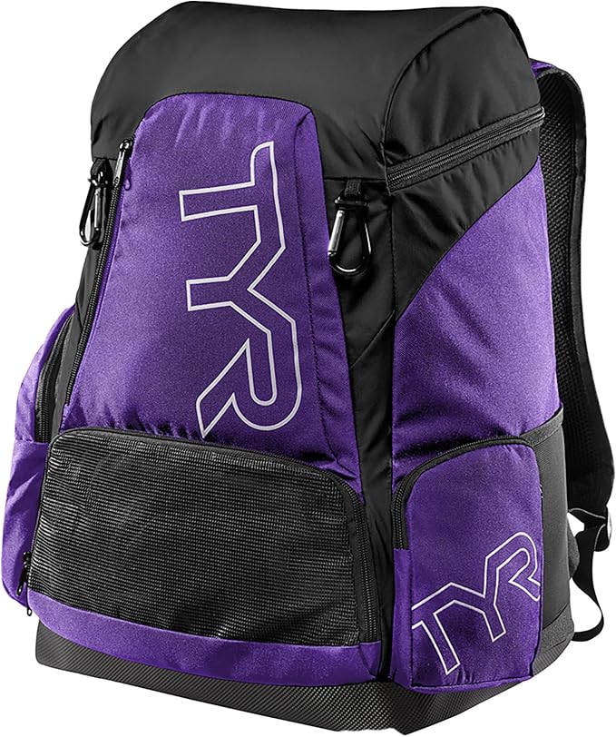 Alliance Backpack TYR Wet/Dry Athletic Gym and Pool Bag for Men and Women - Separate Wet/Dry Compartments, 45L Capacity, Ergonomic, Water-Resistant - Available in Team Colors