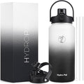 64oz Half Gallon Insulated Water Bottle with 2-in-1 Lid (Chug & Straw), Double Walled Vacuum Stainless Steel Water Bottles, Wide Mouth Leakproof Insulated Jug with Straw