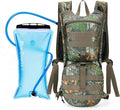 Blue Quartz Hydration Backpack with 3L Water Bladder, Lightweight Hiking Backpack with Phone Pocket, Tactical Molle Water Backpack for Running, Biking, Climbing, Hydro Pack for Men Women