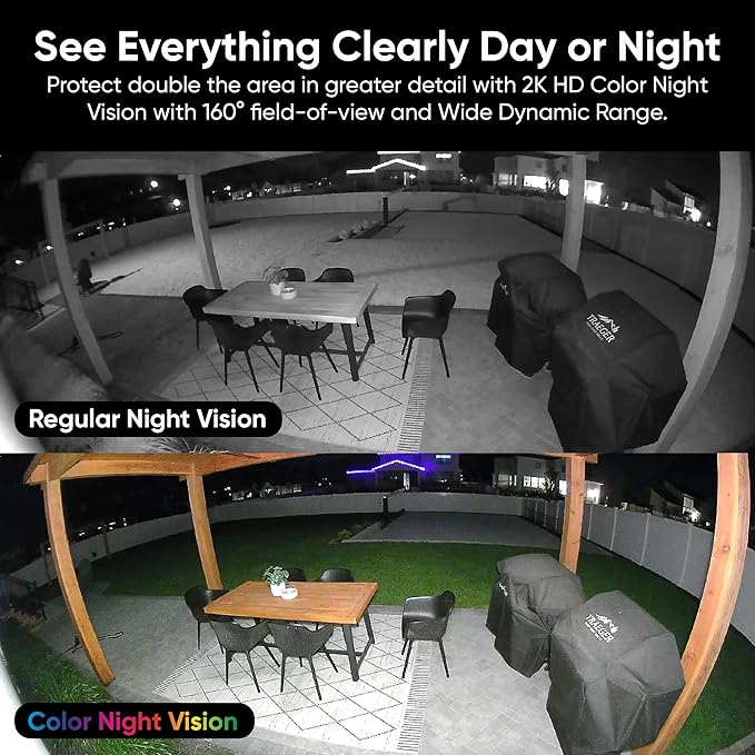 WYZE Bulb Cam Security Camera, 2K HD Outdoor Light Bulb Camera, Color Night Vision, Dimmable LED Bulb, Motion Detection, Siren Alarm, Works w/Alexa/Google Assistant. Free Expert Support (Renewed)