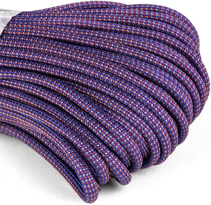 Atwood Rope MFG Color Changing 550 Paracord 100 Feet 7-Strand Core Nylon Parachute Cord Outside Survival Gear Made in USA | Lanyards, Bracelets, Handle Wraps, Keychain