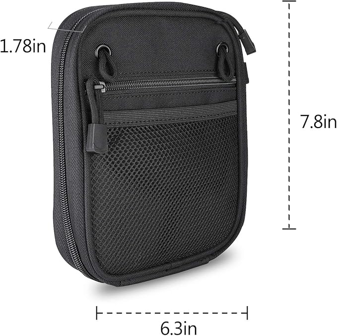 ProCase Concealed Gun Pouch, Multipurpose Carry Pistol Holster Fanny Pack Waist Bag for Handgun with Belt Loops