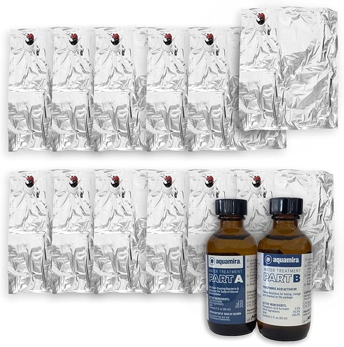 Long Term Water Storage System, BPA Free Water Bags, 5 Year Shelf Life | 60 Gallon Refill Set (NO Boxes Included)
