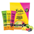 Bala Total Body Wellness Drink Mix, Hydrate & Recover Variety Pack, Pineapple, Lime & Berry, 4 Per Flavor, Zero Sugar Electrolytes Powder Packets with Enzymes & Amino Acids, Turmeric Drink, 12 Count