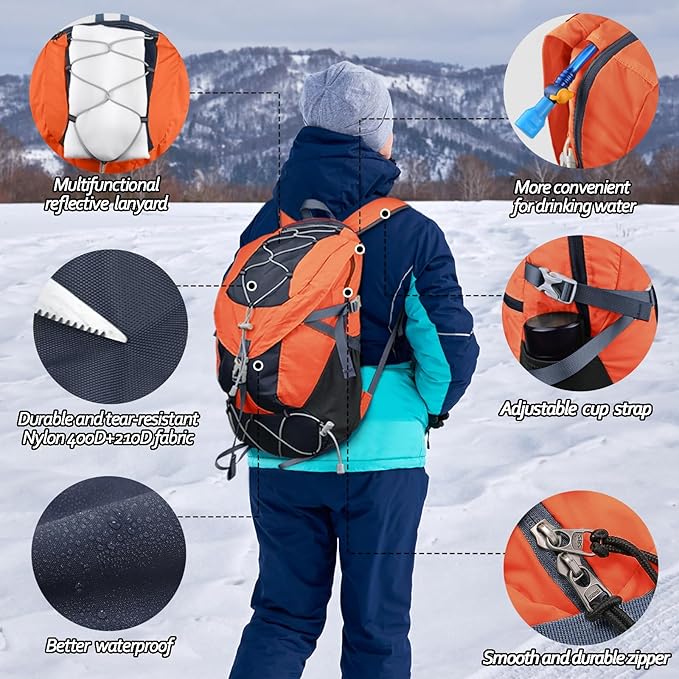 Seektop Ultra Lightweight & Packable Hiking Backpack 20L,Water-Resistant Foldable Daypack for Men Women, Compact for Hiking,Travel,Outdoor