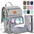 Baby Diaper Bag Backpack - Baby Bags for Boys & Girls, Large Waterproof Diaper Backpack - Baby Shower Gifts & Registry Must Haves - Travel Diaper Bags with Changing Pad & Back Zipper - Baby Boy Stuff