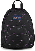 JanSport Half Pint Mini Backpack, 10.2 L - Durable Mini Bag Purse with Adjustable Shoulder Straps, Single Main Compartment, Zippered Stash Pocket, Bad Bows