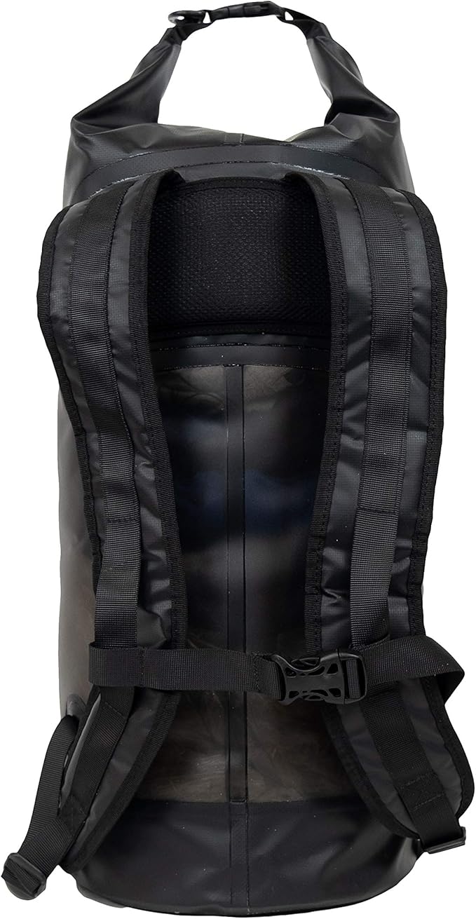 Pelican ExoDry Drybag 10L/20L/30L - Waterproof - Shoulder Strap - Thick & Lightweight - Roll Top Dry Compression - Keeps Gear Dry for Kayaking, Beach, Rafting and Fishing - Black