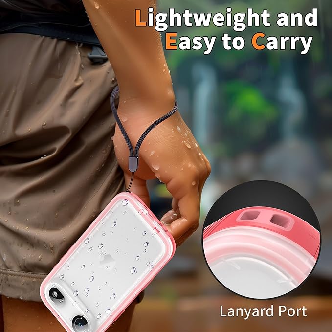 Cozycase TOP Waterproof Case for iPhone Air - Military Heavy Duty 360 Shockproof Full Body with Screen Camera Protector Double IP68 Water Dust Drop Proof Hard Rugged Tough Front Back Slim Cover