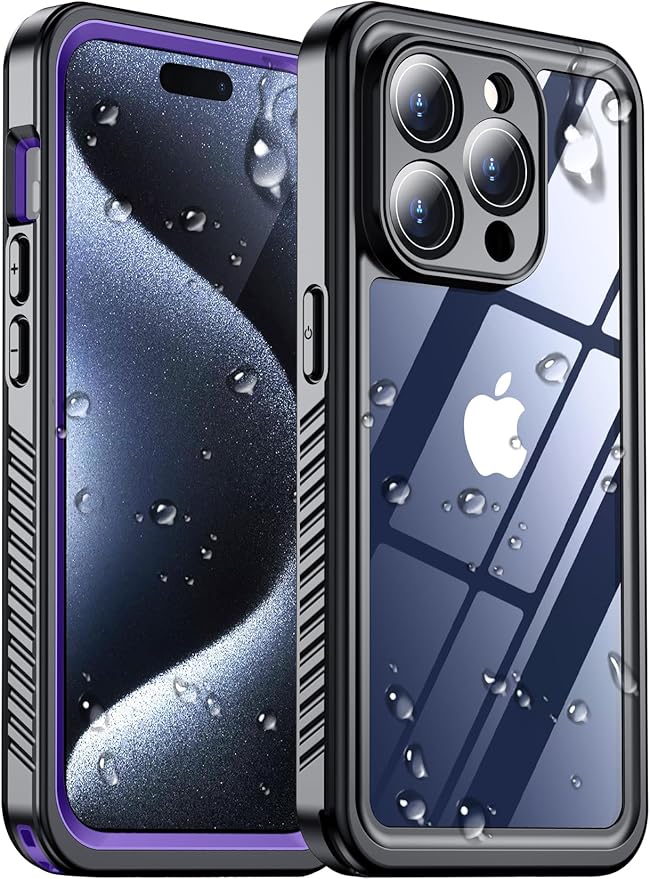 Red2Fire 2025 New for iPhone 13 Pro Max Case Waterproof, [Full Body Shockproof] [IP68 Underwater][Dustproof][Dropproof] Phone Case for iPhone 13 Pro Max 6.7"