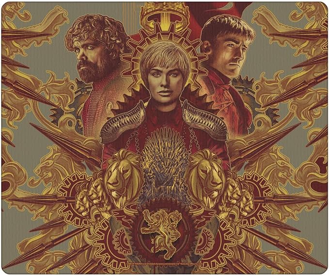Head Case Designs Officially Licensed HBO Game of Thrones Tyrion, Cersei, Jaime Graphic Art 9.84 x 11.81 x 0.12 inches (250 x 300 mm) - S Gaming Office Desk PC Keyboard Mouse Mat Pad