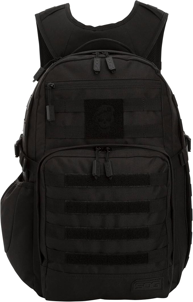 SOG Specialty Knives & Tools Ninja Tactical Daypack Backpack, Black, Expanded 32L