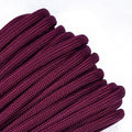 BORED? PARACORD! 550 lb Paracord – Ideal for Crafting, DIY Projects, Camping, Military & Active Outdoors – 300+ Colors – Tactical Parachute Cord Type III – Strong - Burgundy 50 Feet