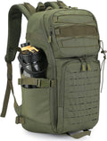 HUNTVP Tactical Backpack for Men 35L Military Backpack MOLLE 1000D Army Daypack 3 Day Bug Out Bag for Work Camping Hiking Outdoor, Army Green