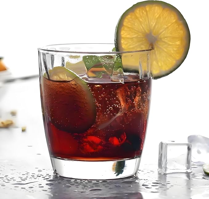 10 Oz Unbreakable Tritan Drinking Glasses Shatterproof Acrylic Glasses Drinkware BPA Free Hard Plastic Cups Reusable Kitchen Water Glasses Drinking Set of 8 (Clear)