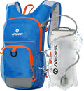 Nepest Kids Hydration Backpack, Mini Water Backpack with 1.5L Water Bladder for Hiking Cycling Running