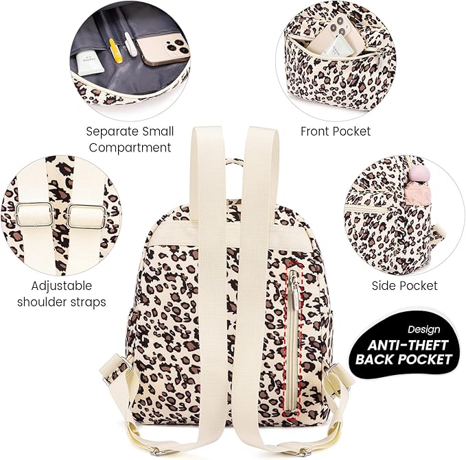 LOVEVOOK Mini Backpack for Women Light Weight Small Waterproof Backpack Purses Daily Backpack… | Light Weight