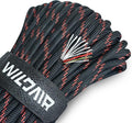 WILDAIR Paracord Survival Paracord Parachute Fire Cord Survival Ropes 4-in-1 U.S. Military Type III with Integrated Fishing Line Fire-Starter Tinder