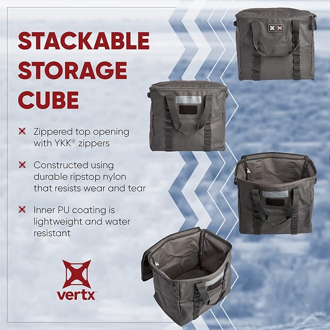 Vertx VTAC Stackable Storage Cube, Car Tactical Gear Carry Bag Organizer, Ammo, Mag, EDC Storage Travel Carrying Containers