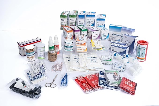 Restaurant Metal First Aid Cabinet, Wall Mountable (Class B Without Tablets - 4SBB, Refills | Without Cabinet)