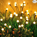 ASMAD Solar Lights Outdoor(4 Pack,32 LEDs), Solar Garden Lights, Outdoor Decorations, Firefly Light for Patio Decor, Big Bulb, Unique Gifts for Women, Gifts for Grandma